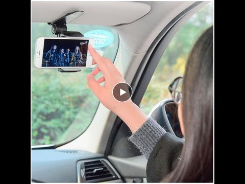 Innovative Universal Safe Sun Visor Car Phone Holder Car Navigation Holder Clip Install On Mirror Ha