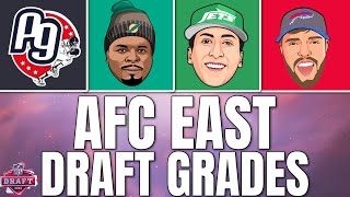 AFC East FULL 2023 Draft Grades ! Who Had The BEST Draft ? (Jets, Bills, Dolphins & Patriots)
