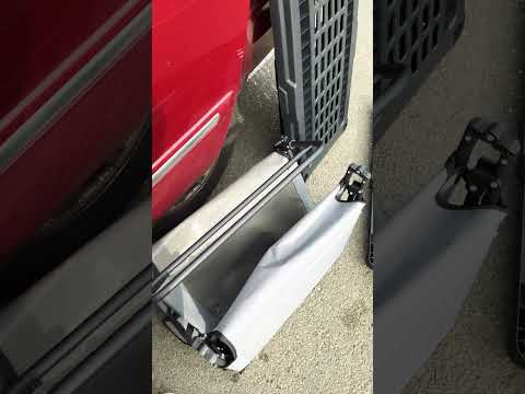 Bed platform with Utility crate shelving #femalesolotraveler #nomad #femaletraveller #vanlife