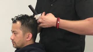 Men’s perm tutorial , how to perm
