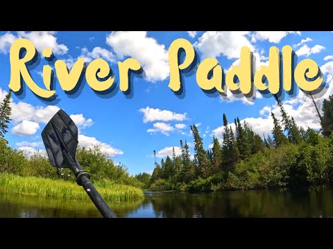 Breathtaking Boreal River Paddle - A Peaceful Virtual Kayaking Experience - 1HR 4K HDR video