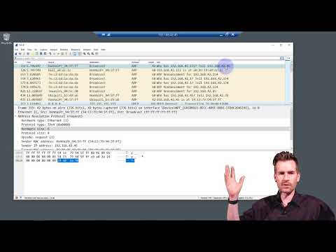 Network Fundamentals 6-5: DEMO Wireshark, ARP Requests