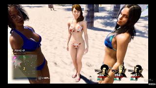 【龍が如く8】主観視点で水着美女をじっくり見てみた