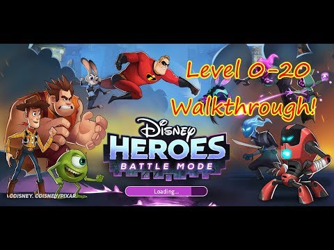 Disney Heroes:Battle Mode - Gameplay Level 0-20 Walkthrough! 1June Happy children's day!