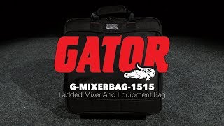 Video thumbnail for Gator G-MIXERBAG-1515 Padded Mixer And Equipment Bag | Gear4music by Gear4music Guitars