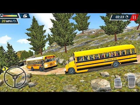 Offroad High School Bus Simulator Free / Android Gameplay HD