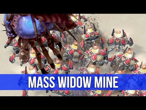 StarCraft 2: MASS Widow Mine! (Game Analysis)