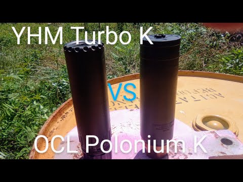 Schalldämpfertests: OCL Polonium K vs. YHM Turbo K. #viral #foryou #silencersound