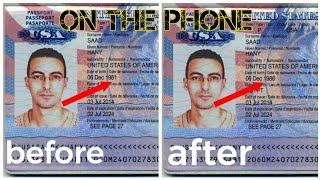 How to Change the Date of Birth in the Passport With Only a Phone