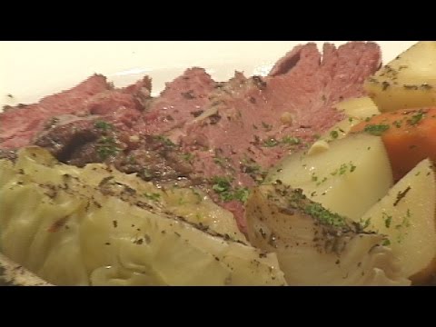 Boiled Corn Beef Dinner