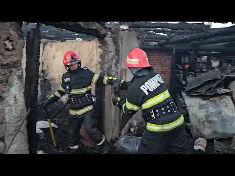 Incendiu Cârligele, sursa: ISU Vrancea