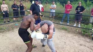 120 LB BOXING DESTROYER K.Os HIS OPPONENT  LIL BEAST VS KID THUNDER