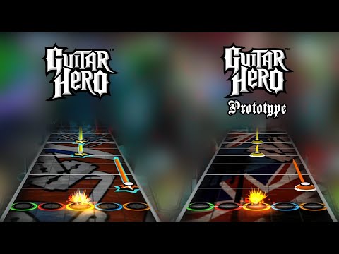 Guitar Hero 1 Prototype - "Callout" Chart Comparison