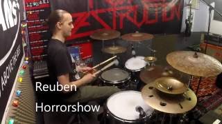 Reuben - Horrorshow - Drum Playthrough