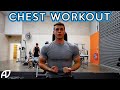 CHEST, SHOULDERS, BACK, TRICEP WORKOUT