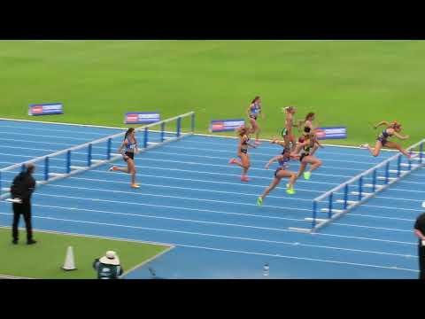 90m Hurdles U16 Women Final, 2025 Australian Athletic Championships, Perth 4/04/2025