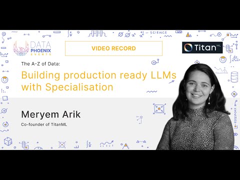 Webinar "Building production ready LLMs with specialisation"