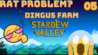 Rat Problem??? |EP05| Dingus Farm Stardew Valley Let