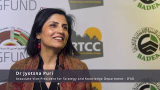 Dr Jyotsna Puri Associate Vice President for Strategy and Knowledge Department IFAD