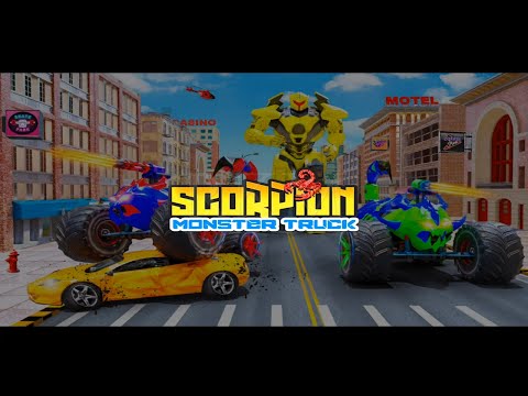 Scorpion Monster Truck Games - The Robot Games | Transformer GamePlay | Robot Transforming Games