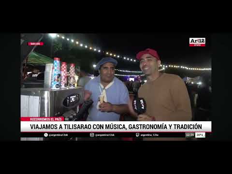 ARGENTINA 12 CANAL DE TV NACIONAL, 50 FESTIVALES EN SAN LUIS, TILISARAO LA FLOR DEL PAGO