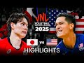 LEGENDARY MATCH JAPAN Vs USA Men S VNL 2025