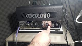 Video thumbnail for #20-2022 - Amplificador Meteoro MHT G - Canal Limpo by Phoênix Guitar