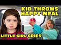 Little Girl Cries After Big Sister Throws Her Happy Meal Out Car Window Original