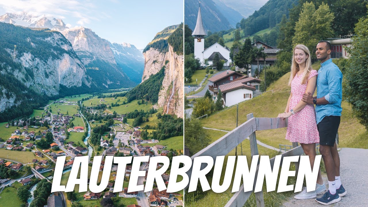 Join travelers on a captivating visit to Lauterbrunnen village.