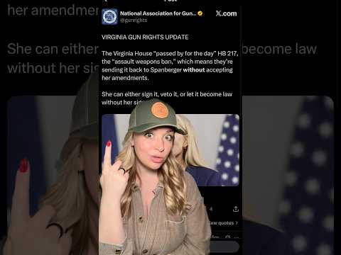 Back To Spanberger’s Desk The Assault Weapons Ban Goes #2ndamendment #shortsfeed #shorts Thumbnail