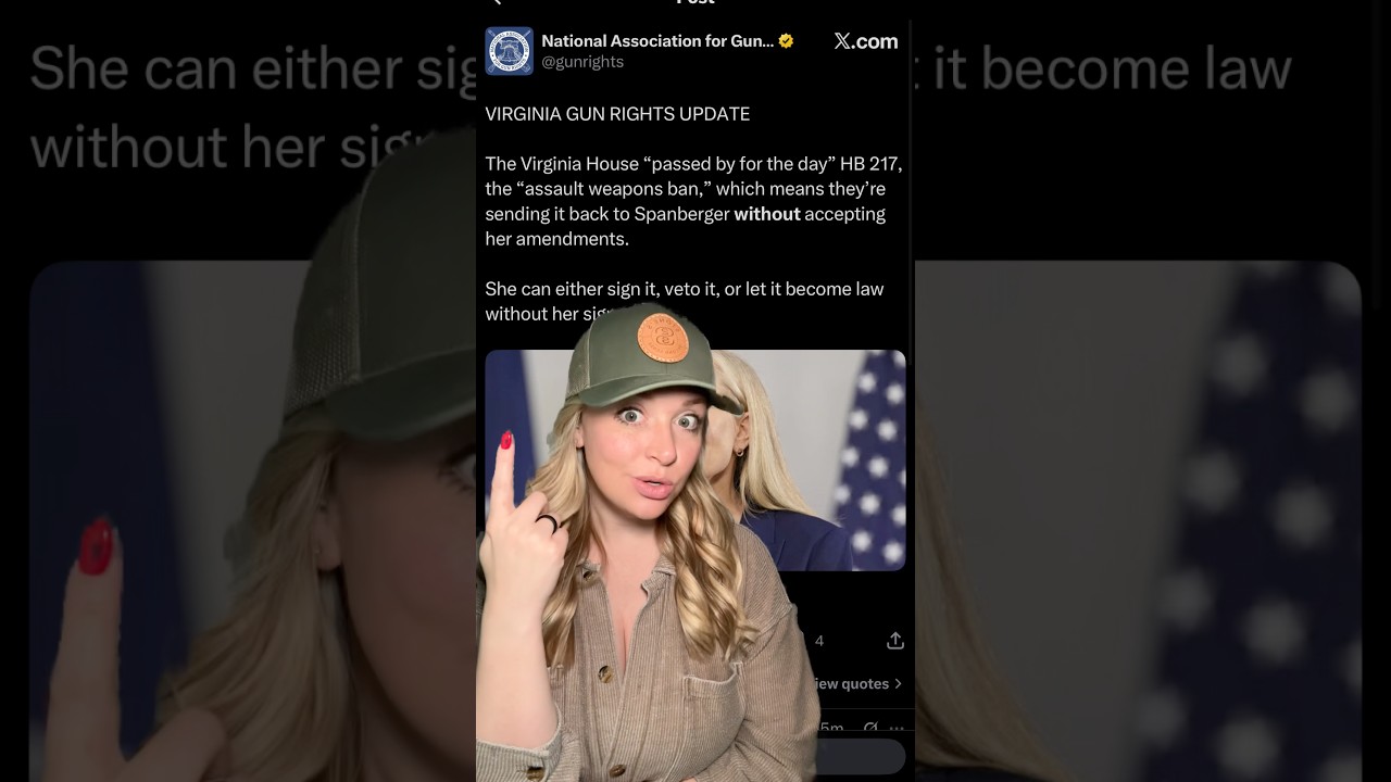 Back To Spanberger’s Desk The Assault Weapons Ban Goes #2ndamendment #shortsfeed #shorts