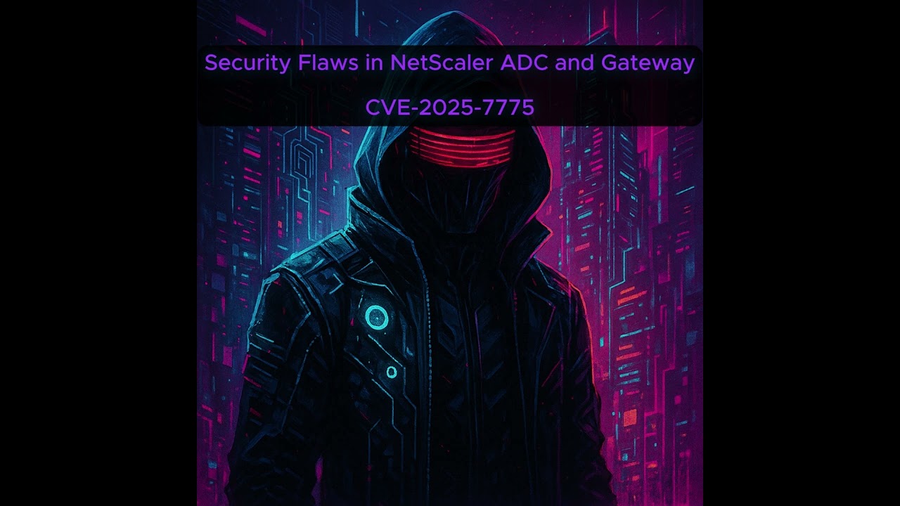 Security Flaws in NetScaler ADC and Gateway - CVE-2025-7775