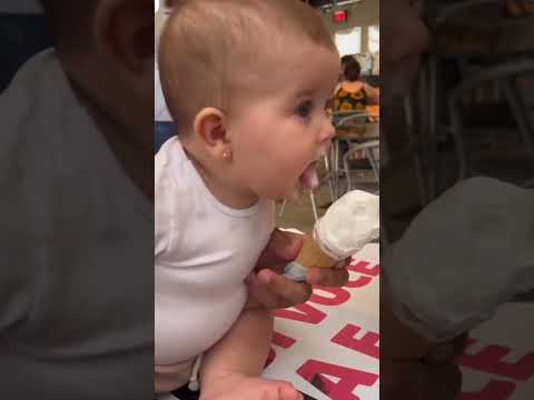 #baby eating ice cream 😄  #youtubeshorts #whatsappstatus sofunny