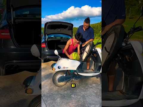 Motosiklet ile Karpuz Nasıl Taşınır