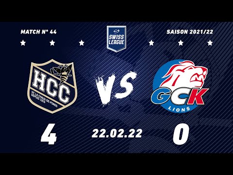 22.02.2022 HC La Chaux-de-Fonds – GCK Lions (4-0)