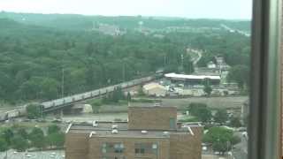 preview picture of video 'Canadian Pacific/ICE/DME from 20th floor in Rochester, MN'