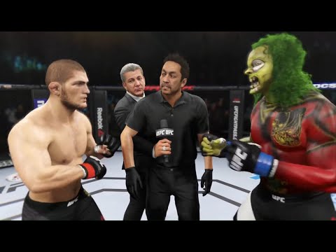 Khabib vs. Green Freak - EA Sports UFC 2 - Champions Fight ☝️🦅