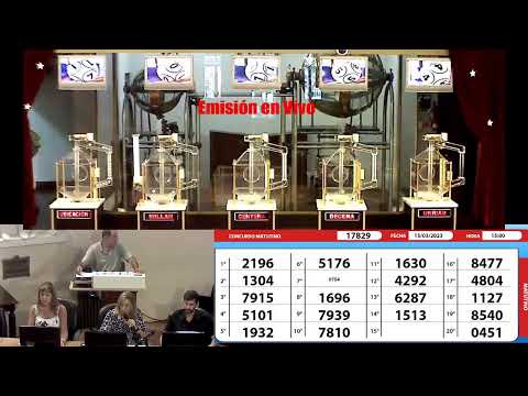 Sorteo de Quiniela VESPERTINO N° 30554 -  15/03/2023 - 18:00 hs