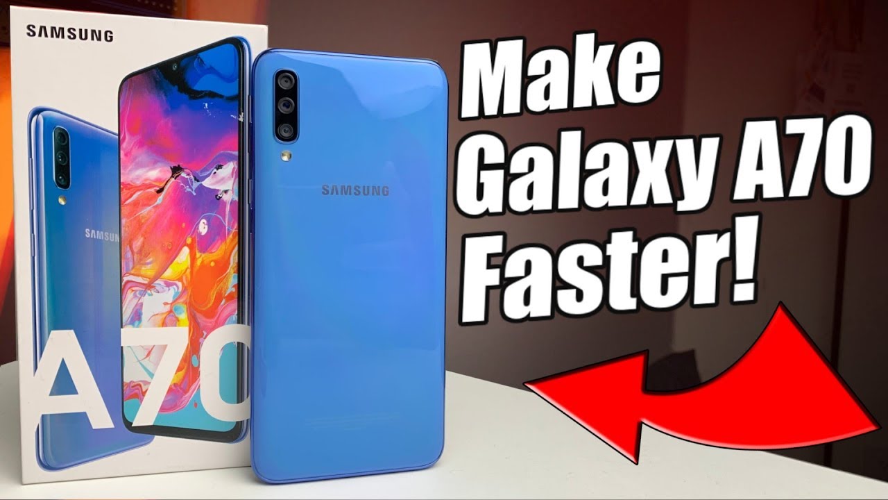 How To Make Samsung Galaxy A70 Faster!