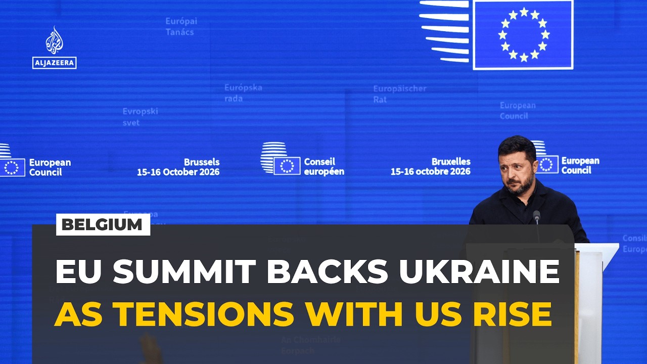 EU leaders rally around Zelenskyy at Brussels summit as his ties with Trump deteriorate