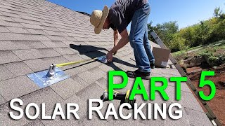 Installing our Off Grid Solar Part 5 - Solar Panel Racking