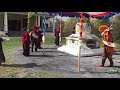 Prayers and circumambulation around Bardor Tulku rinpoche's Cremation Stupa