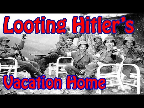 Hitler's cozy residence/Looting Berghof in the Obersalzberg in Bavaria