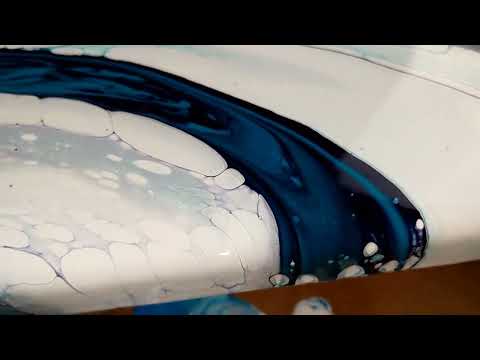 Infusion/injection acrylic pour fluid art