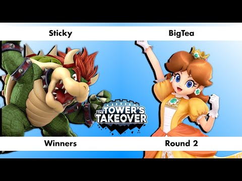 Winners Rd 2: Sticky (Bowser) vs BigTea (Daisy) - The Tower's Takeover #8