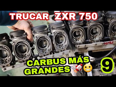 9💚 Llegan Carburadores 38💦 Poner a ralentí, membranas de carburador de Kawasaki ZXR 750 H1 y H2