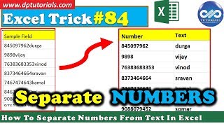 How To Separate Numbers From Text In Excel || When The Number is at the start of text