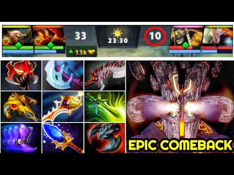 MIRACLE Juggernaut 1vs5 - Epic Divine Rapier Comeback Hard Game 7.25 Dota 2
