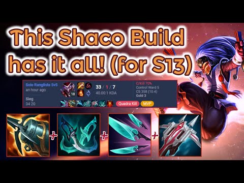 33 Kills Full Assassin Shaco - S13 Build [League of Legends] Full Gameplay - Infernal Shaco
