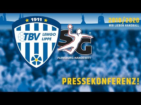 Pressekonferenz TBV Lemgo Lippe - SG Flensburg-Handewitt 14.11.19